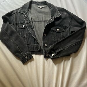SELLING ASAP pacsun cropped jean jacket!